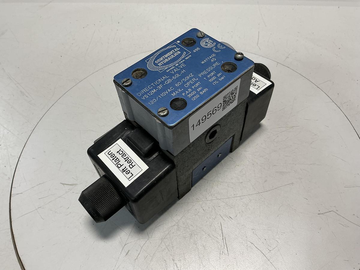 Used CONTINENTAL HYDRAULICS VS12M-3F-GB-60L-H
