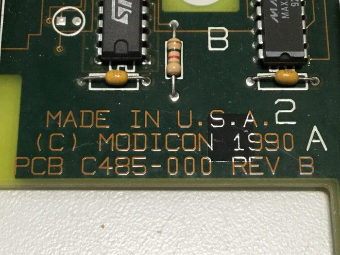 Used MODICON Circuit Board C485-000 #109943