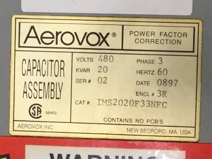 Used AEROVOX Capacitor IMS2020F33NFC #102411