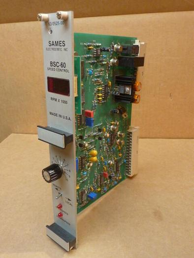 Used SAMES ELECTROSTATIC Speed Control Board 63-0525-00 #31876