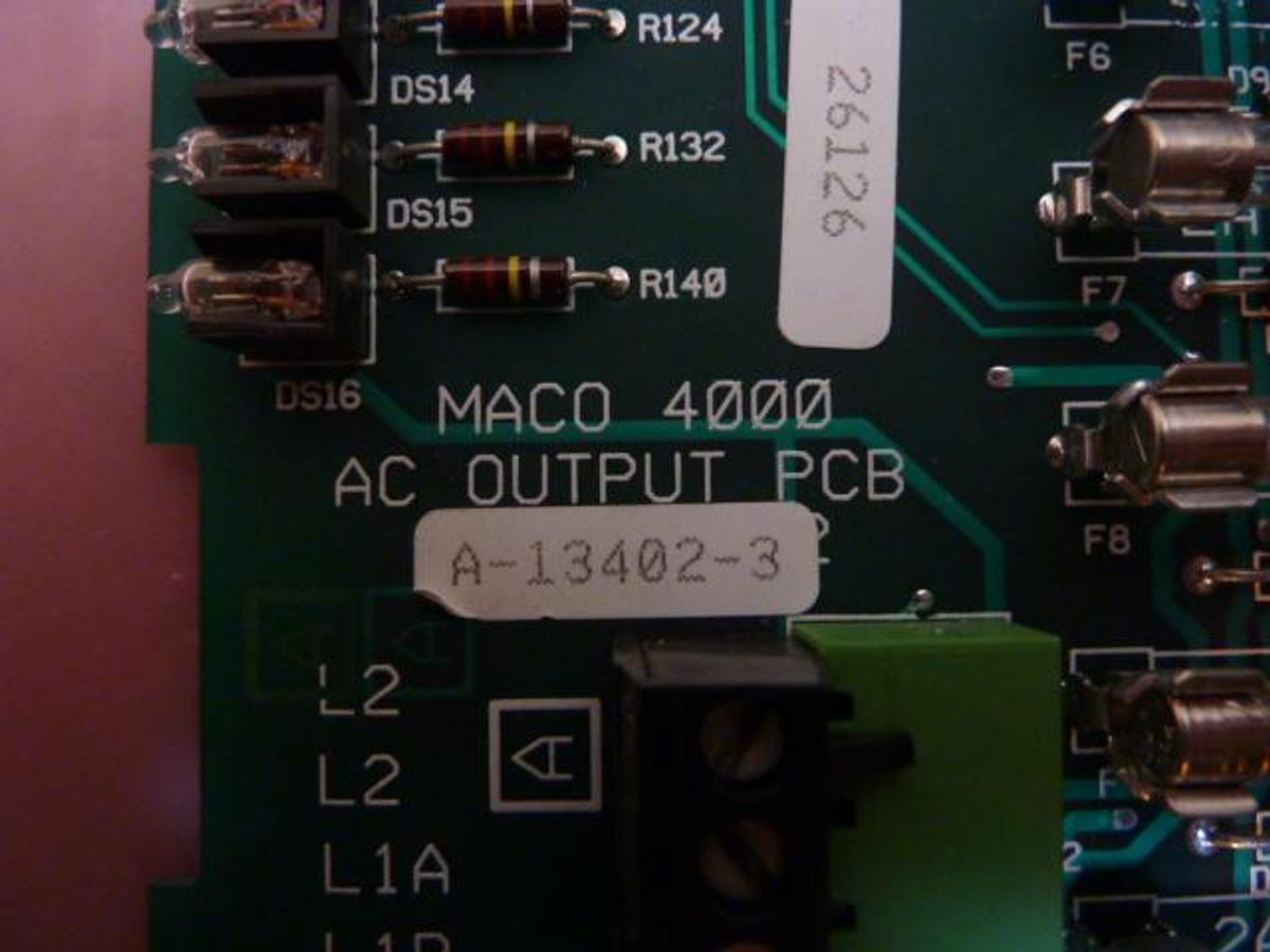 Used BARBER COLMAN AC Output Circuit Board A-13402-3 Used