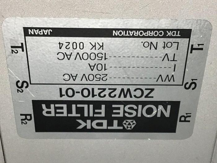 Used TDK Noise Filter ZCW2210-01 #123512