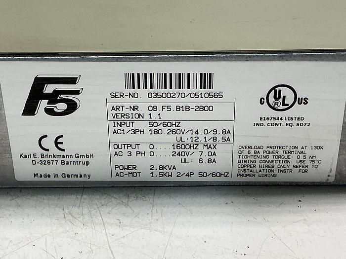 Used F5 09.F5.B1B-2B00