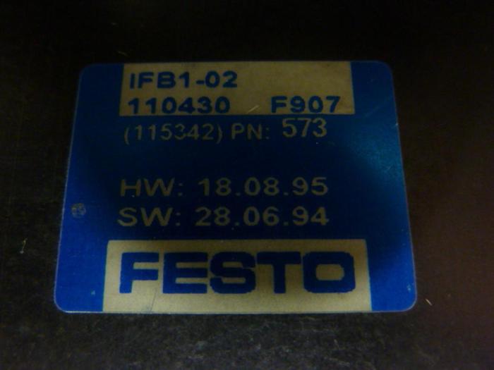 Used FESTO Control Block IFB1-02 Used