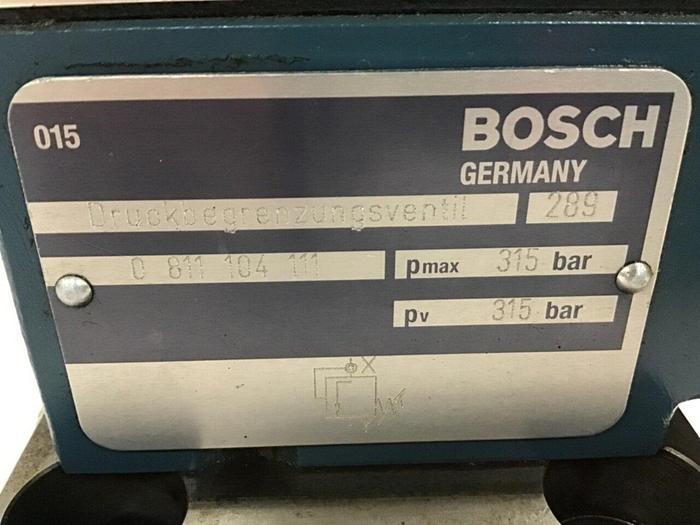 Used BOSCH Proportional Pressure Relief Valve 0 811 402 019 #144596