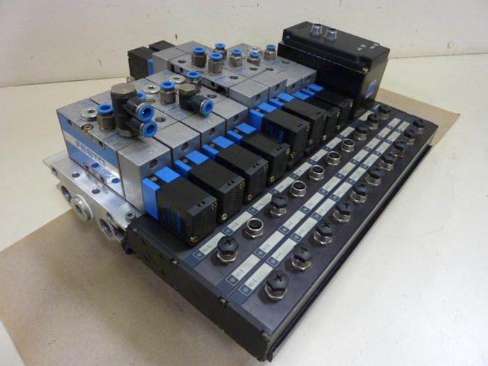 Used FESTO Control Block / Valve Terminal IFB8-02 #52847