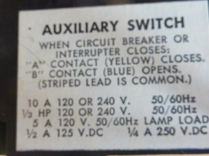 Used SQUARE D 20 Amp Circuit Breaker FAL360201212 USED