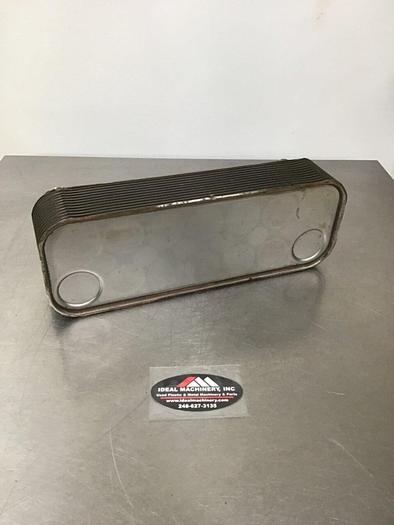 Used ALFA LAVAL Refrigerant Heat Exchanger CB27-24H #127298
