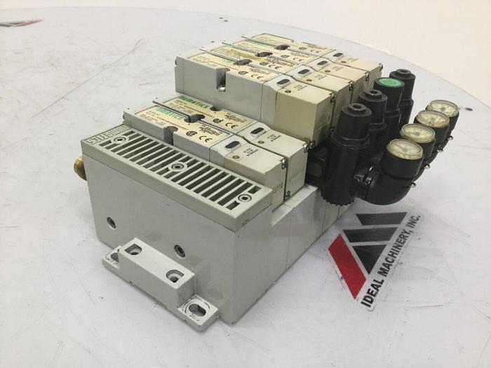 Used NUMATICS Manifold w/ Valves 122BA400M000061 Used