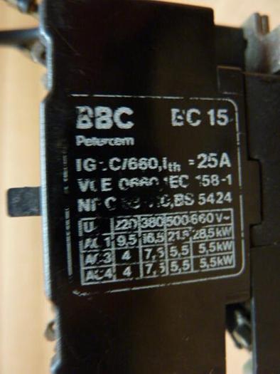 Used BBC METRAWATT Contactor BC15-40-00-A #26746