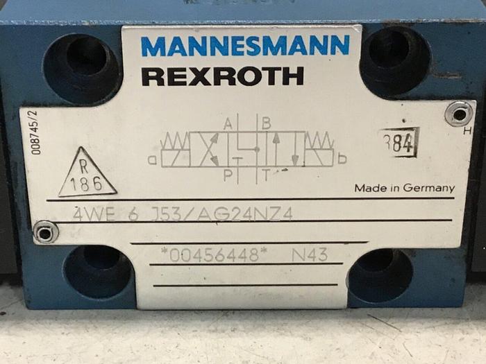 Used REXROTH Directional Control Valve 4WE6J53/AG24NZ4 #126003