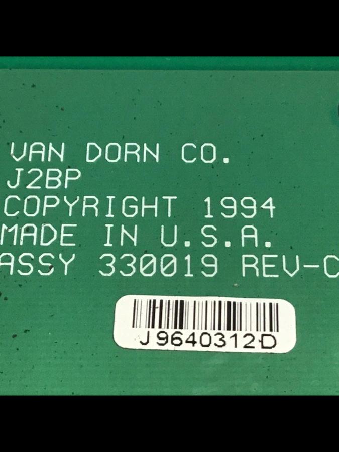 Used VAN DORN Circuit Board 330019 PC330-019 330-019 Used