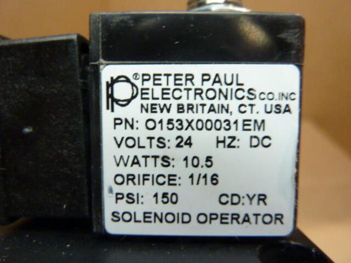 Used FABCO-AIR INC Pneumatic Cylinder 38-FF24VDC #39695