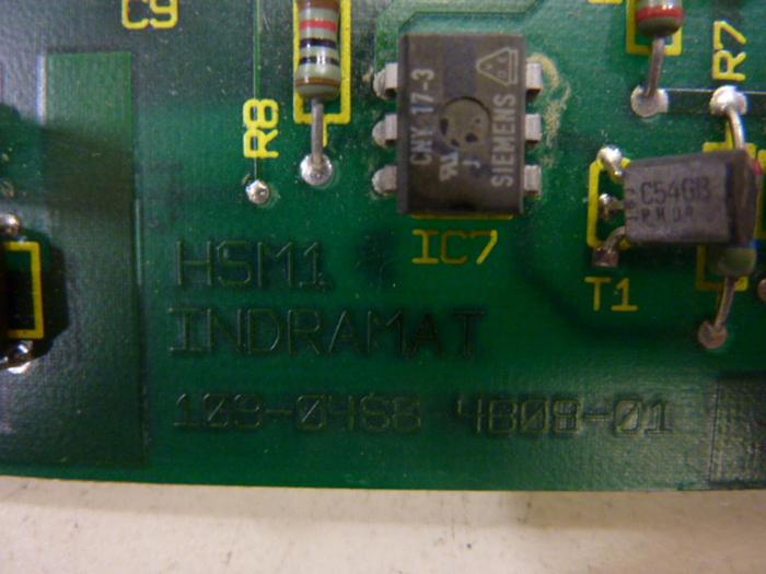 Used INDRAMAT Circuit Board 109-0468-4B09-01 #51371