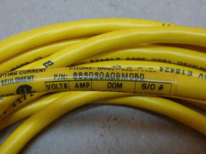 BRAD HARRISON / WOODHEAD Cordset Cable 883030A09M050 #32648