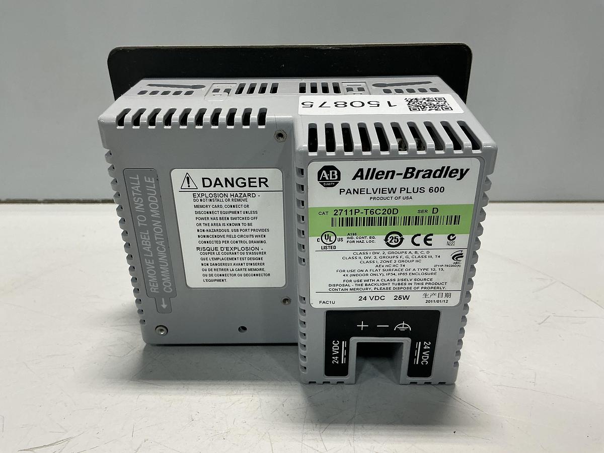 Used ALLEN BRADLEY 2711P-T6C20D