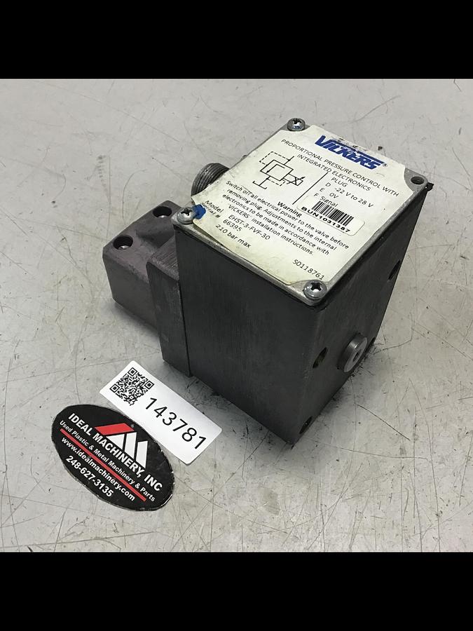 Used VICKERS EHST-3-FVF-30 Proportional Control Valve USED #143781