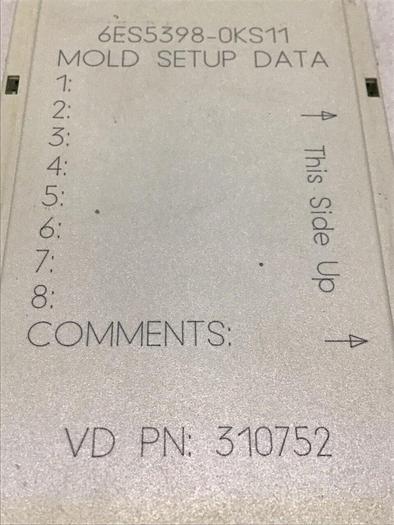 Used SIEMENS Memory Cartridge 6ES5 398-0KS11 #112273