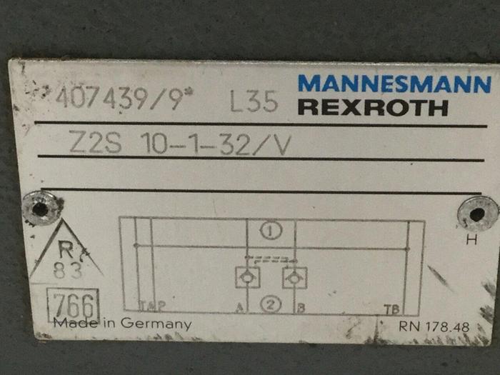 Used REXROTH Valve Z2S10132V #105759