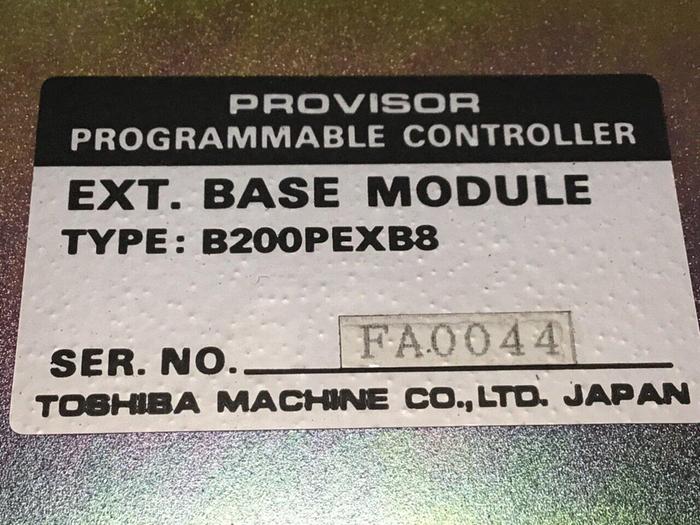 Used TOSHIBA Ext. Base Module B200PEXB8 #111686