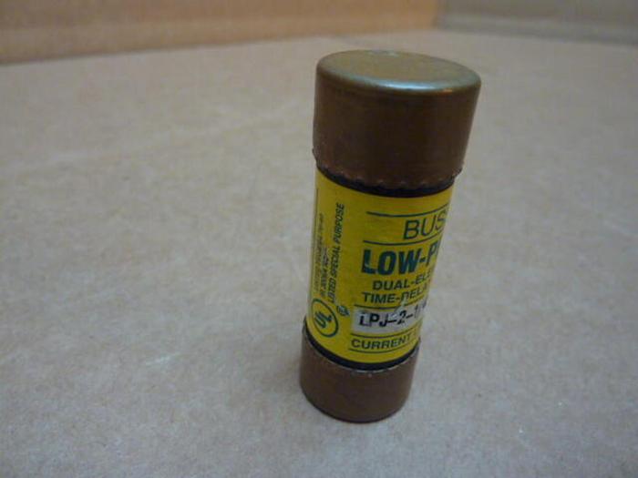 Used BUSSMANN 2 1/4 Amp Fuse LPJ-2-1/4SP USED