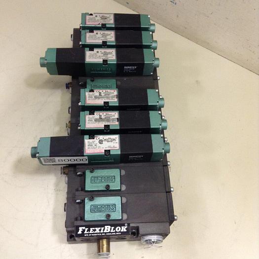 Used NUMATICS Control Block w/ Valves 081SA400M #80000