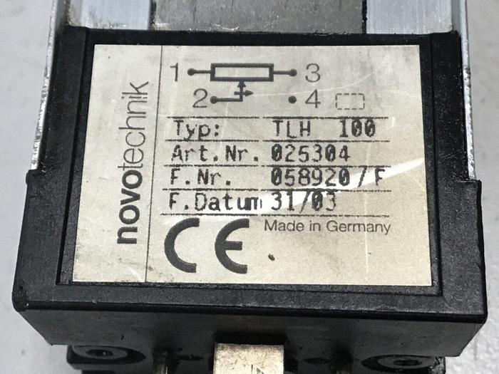 Used NOVOTECHNIK Positional Transducer TLH100 Used