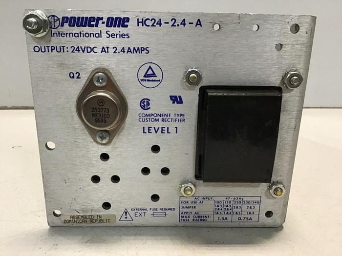 Used POWER ONE Power Supply HC24-2.4-A #129316