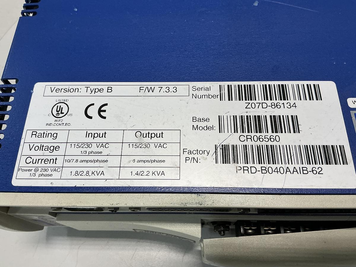 Used KOLLMORGEN CR06560