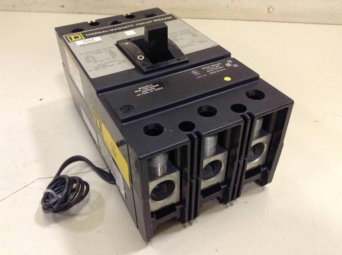Used SQUARE D 150 Amp Circuit Breaker KAL361501021 USED