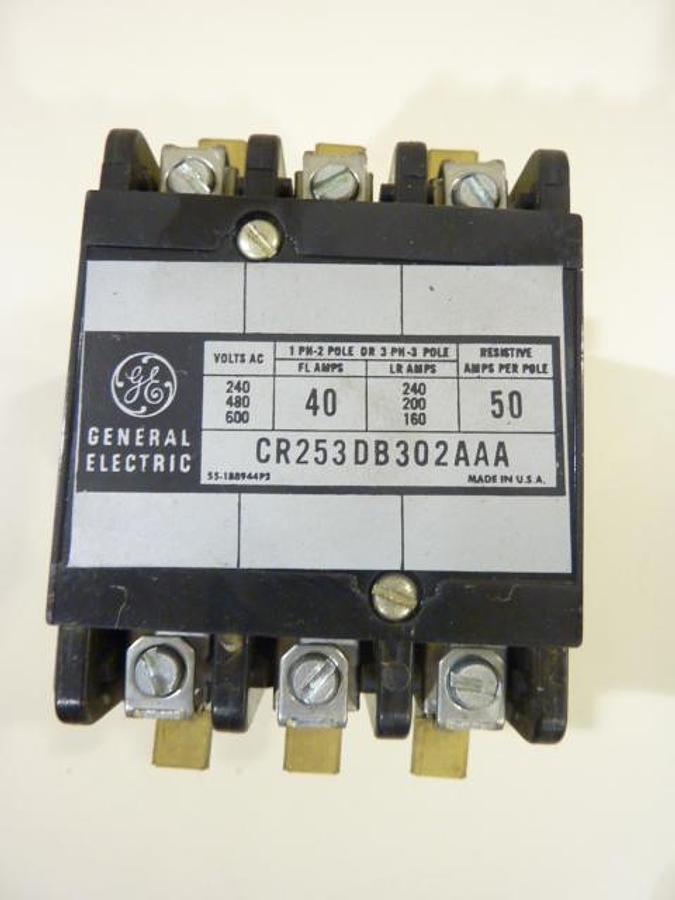 Used GENERAL ELECTRIC / GE Contactor CR253DB302AAA Used