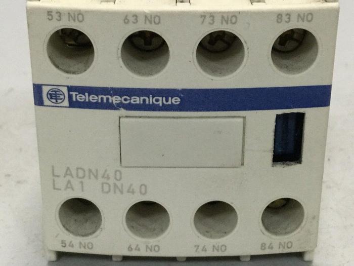 Used TELEMECANIQUE Auxiliary Contact Block LADN40 #104983