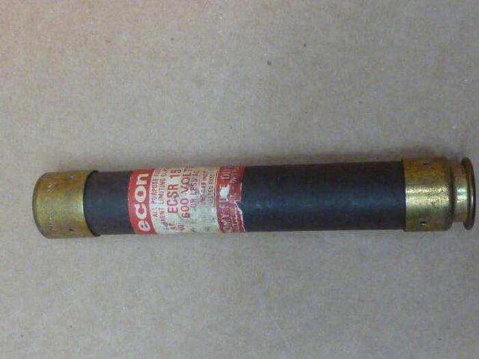 Used ECON 15 Amp Fuse ECSR-15-ECON #36083