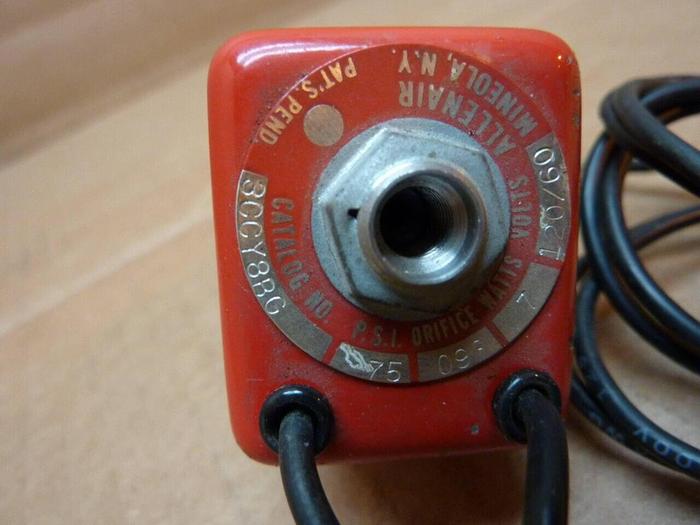 Used ALLENAIR Pneumatic Valve 3CCY8BG #13645