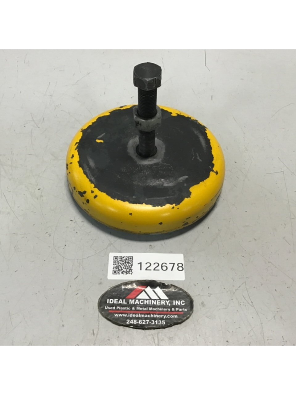 Used METAL FABRICATOR Leveling Mount Pad 6 INCH USED #122678