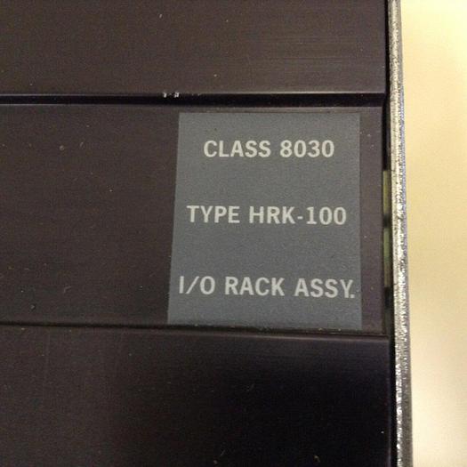 Used SQUARE D 8 Slot Rack 8030 HRK-100 #82801