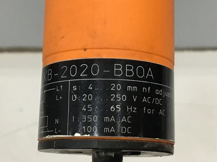 Used IFM Proximity Switch KB0040 KB-2020-BBOA #126832