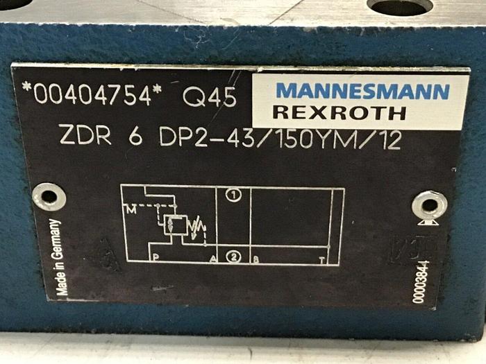 Used REXROTH Valve ZDR6DP243150YM12 #130770