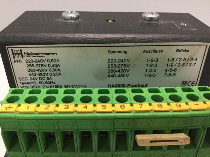 Used HABERMANN Transformer HA8600-T #108857
