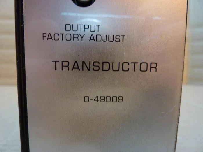 Used RELIANCE ELECTRIC Transductor 0-49009 #22297