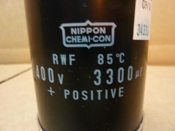 Used NIPPON CHEMICON Capacitor 3300 uF 08P808 #34336