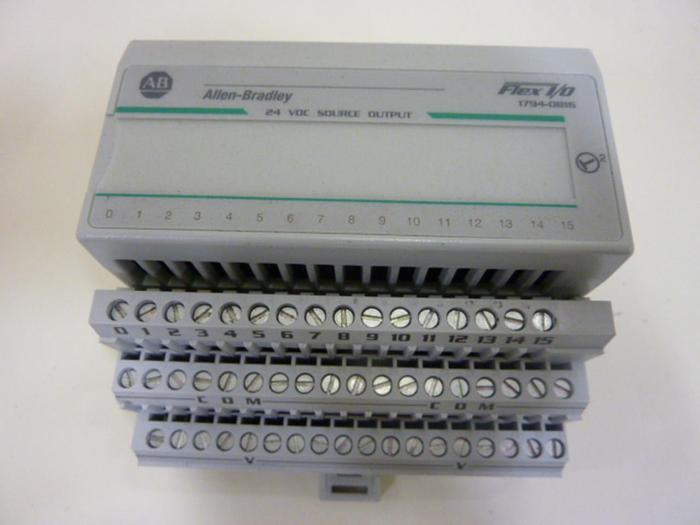 Used ALLEN BRADLEY I/O Module 1794-OB16 SER A #50499