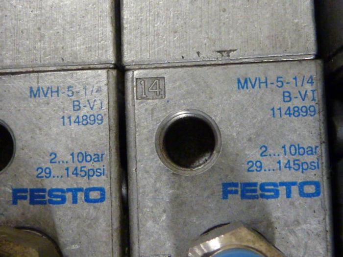 Used FESTO Control Block / Valve Terminal IFB8-02 #52826