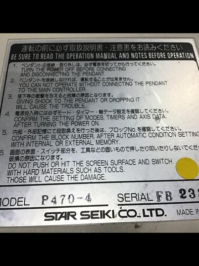 Used STAR SEIKI Servo Robot TWS-800V-460V3 Used