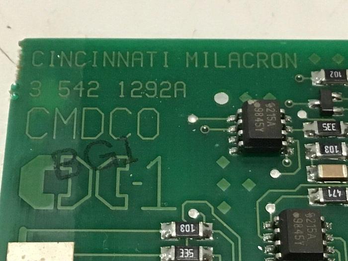 Used CINCINNATI MILACRON Circuit Board 3-542-1292A / BRACKET Used
