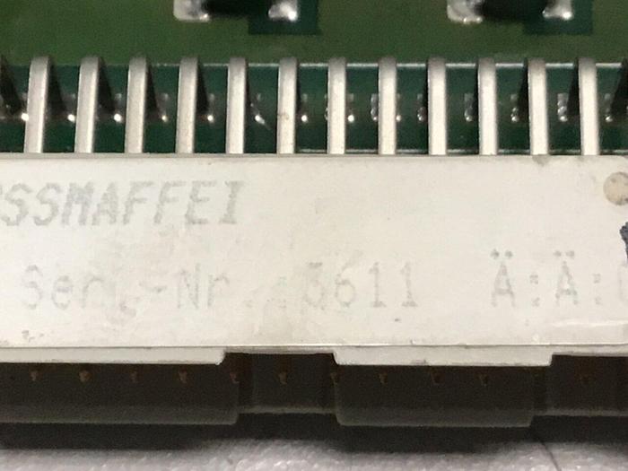 Used KRAUSS MAFFEI Circuit Board BT100 CR100 AE2 5089883 USED