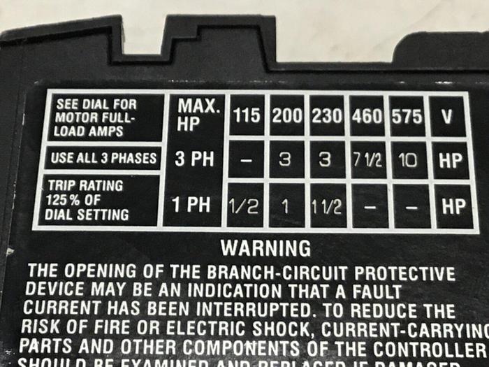 Used MOELLER Motor Protector Circuit Breaker PKZM0-10 #128854