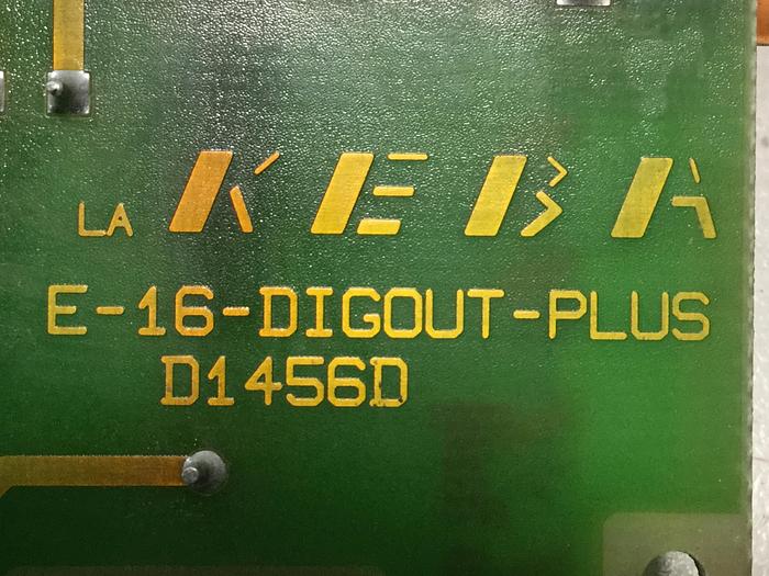 Used KEBA Engel Output Board E-16-DIGOUT-PLUS D1456D Used