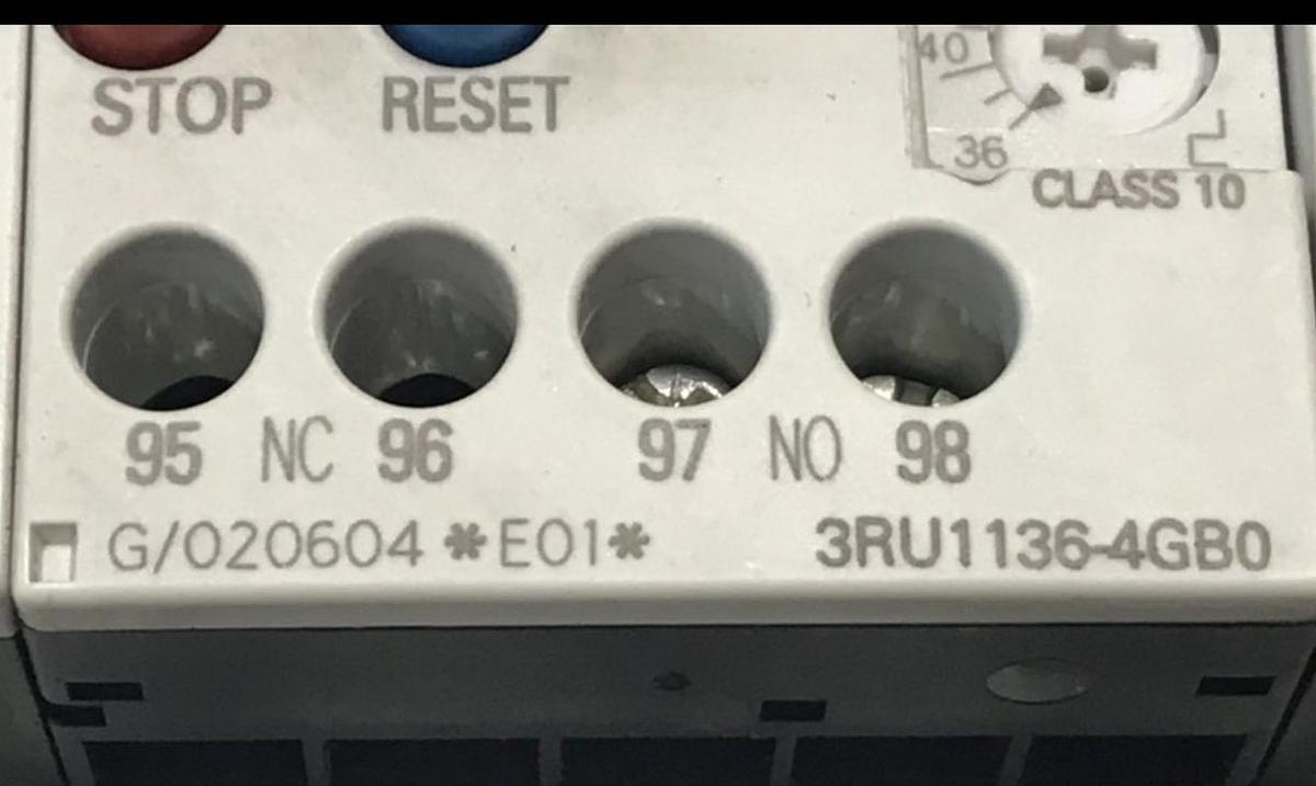 Used SIEMENS Overload Relay 3RU1136-4GB0 USED