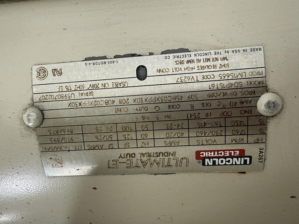 Used DNL / NOT CLEANED AEC NELMOR Grinder G1220P1